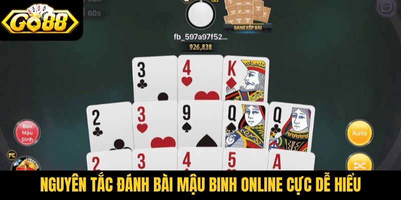 Nguyên tắc đánh bài Mậu binh online cực dễ hiểu